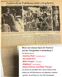 Wann war dieses Open Air Festival auf der Thingst&auml;tte in Heidelberg ?